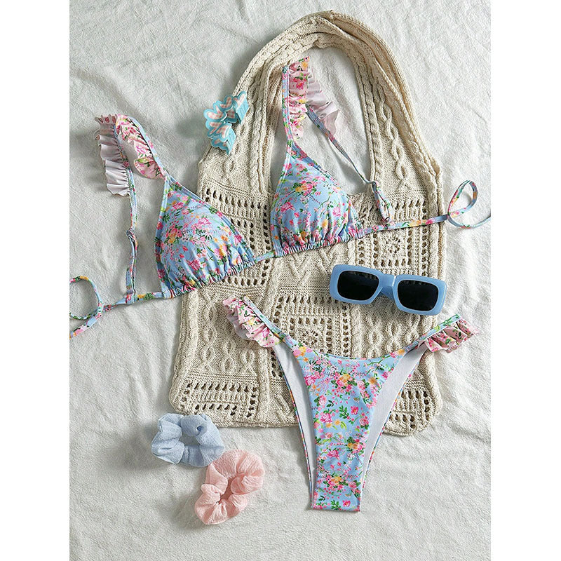 Damen floraler Bikini Echo Archiv