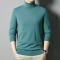 Herren nan schlanker Feinstrick-Rollkragenpullover aus Merino-Baumwollmix mit Rippenbündchen Echo Archiv
