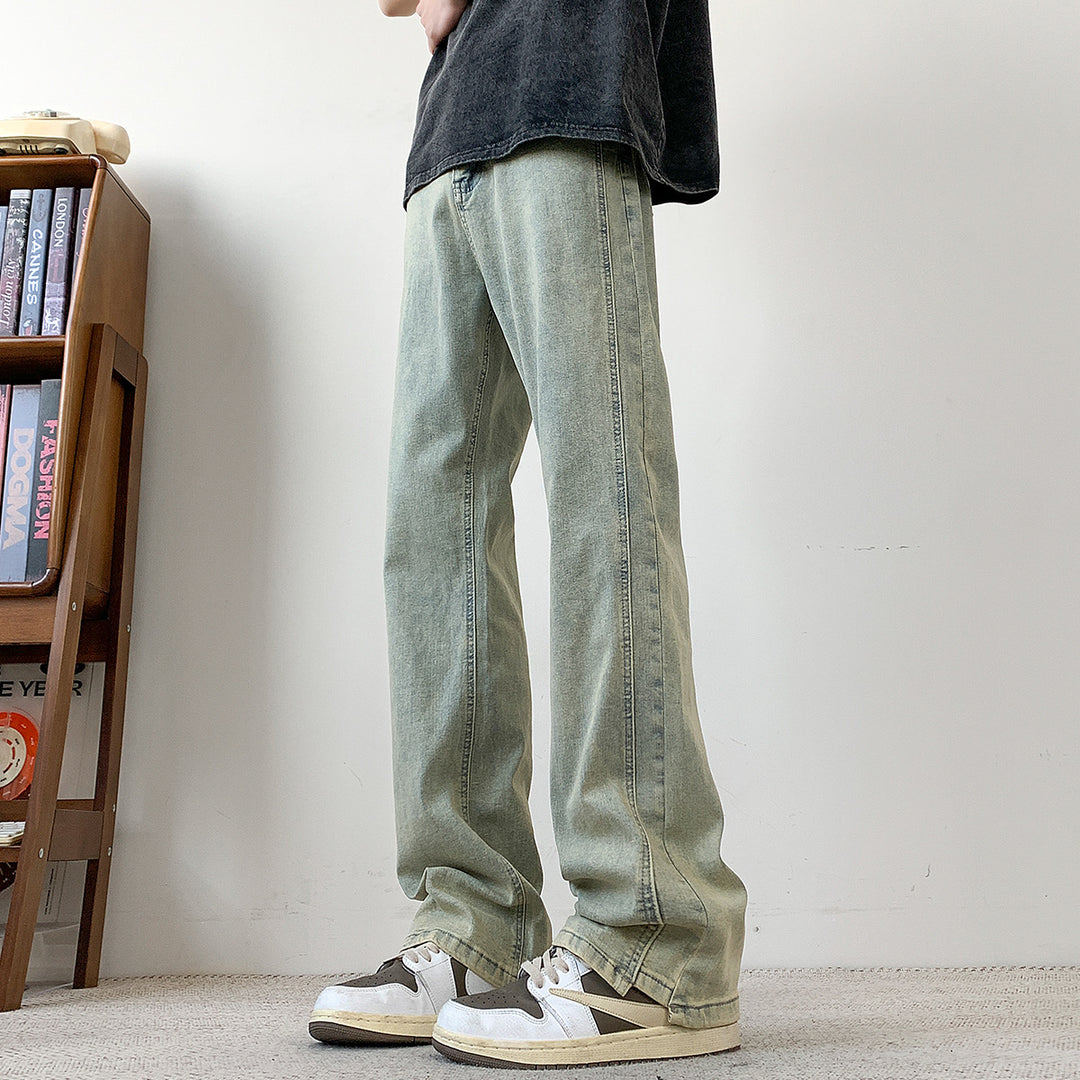 Herren lässige weit geschnittene Denim-Hosen Echoarchiv