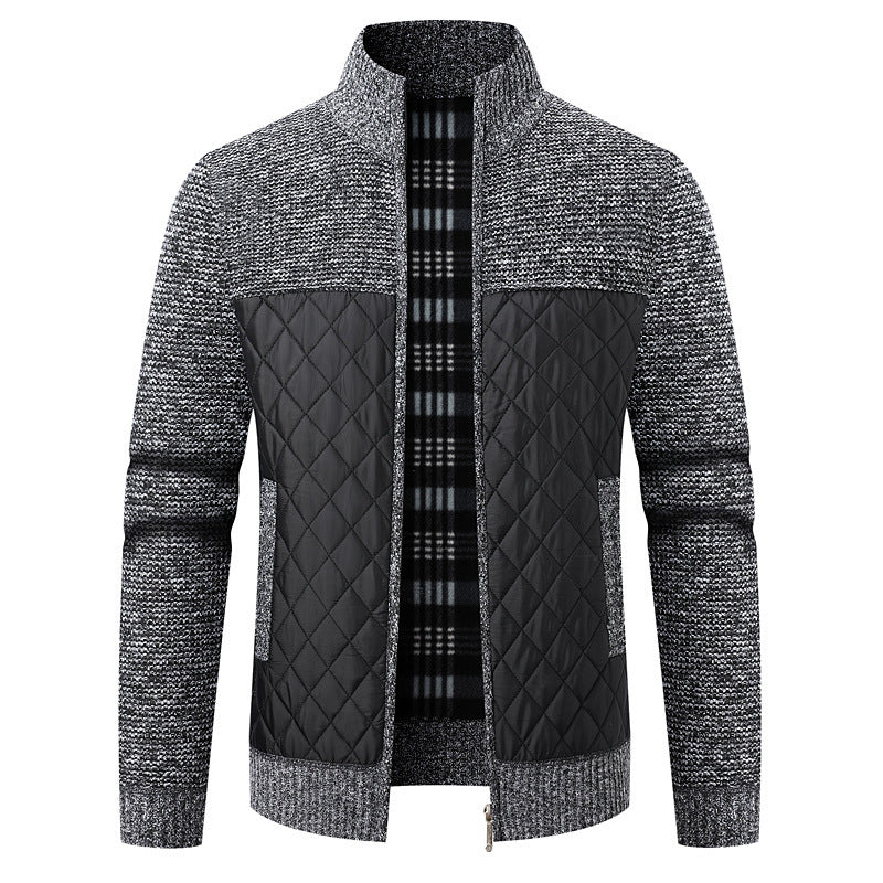 Herren modische Übergangsjacke mit strukturiertem Design und isolierendem Innenfutter Echoarchiv