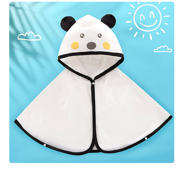 Unisex nan weiches Kapuzenponcho für Babys mit Bärenohren und drapiertem Badeponcho aus Mikrofaser Echo Archiv