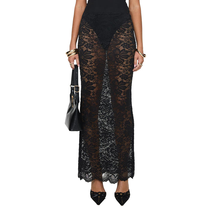 Damen Spitzen Saum Rock Echo Archiv