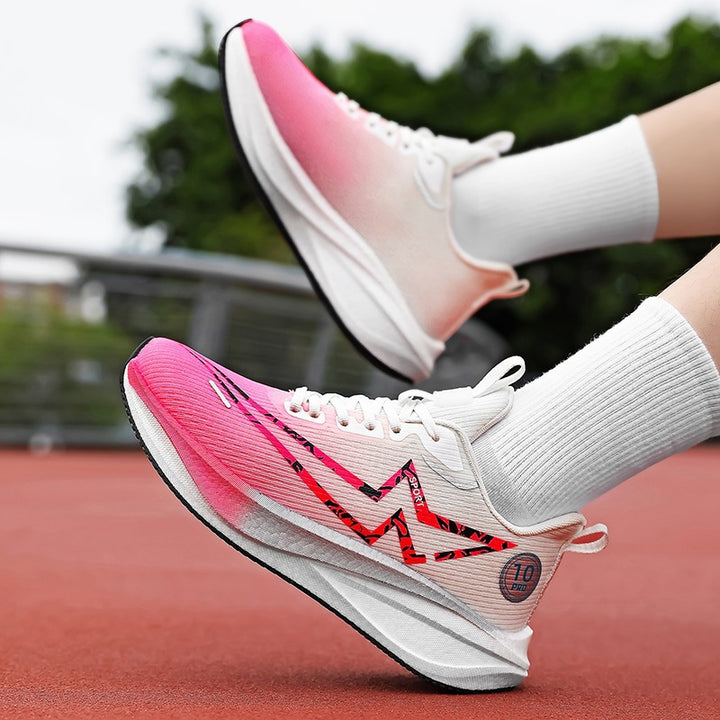Damen Marathon‑inspirierter Trainingsschuh mit hochgedämpfter Energierückgabe und atmungsaktivem Gradienten‑Mesh – Lioré