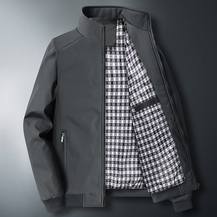 Herren Modische Windjacke mit hohem Kragen Echo Archiv