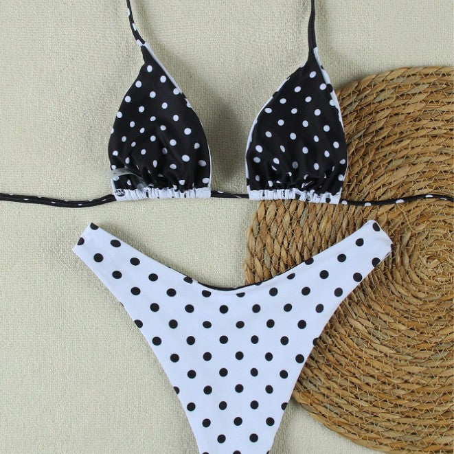 Damen Triangel-Bikini mit elegantem Punkte-Muster Echo Archiv