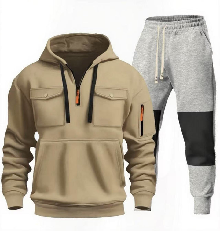 Herren funktionaler Sweatshirt- und Jogginghosen-Set Echoarchiv