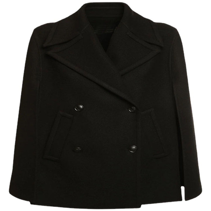 Damen Kurzer Cape‑Blazer im minimalistischen Tailoring mit kastiger Silhouette Echoarchiv