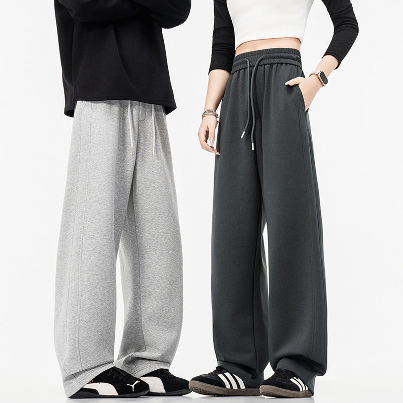 Damen weit geschnittene Lounge-Jogginghose mit elastischem Bund, Kordelzug und lässigem Culotte-Schnitt – Avélisse