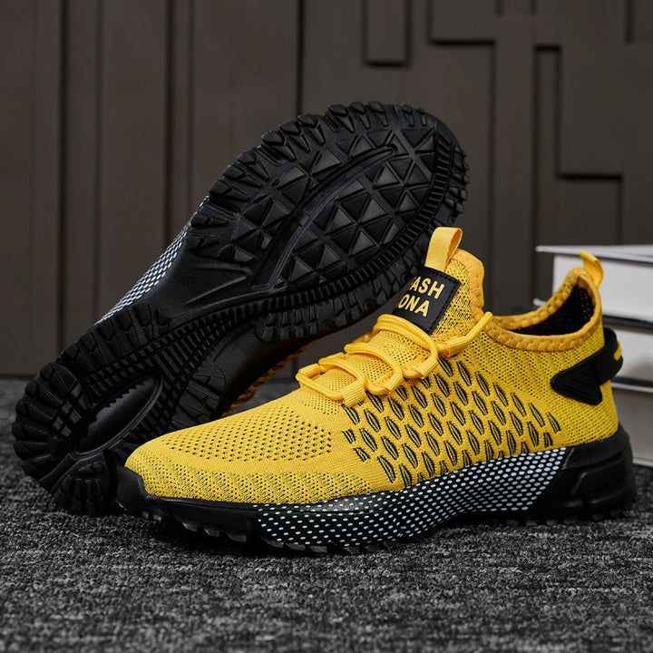 Herren Strick-Sockensneaker für Training und Trail mit robuster Profilsohle Echoarchiv