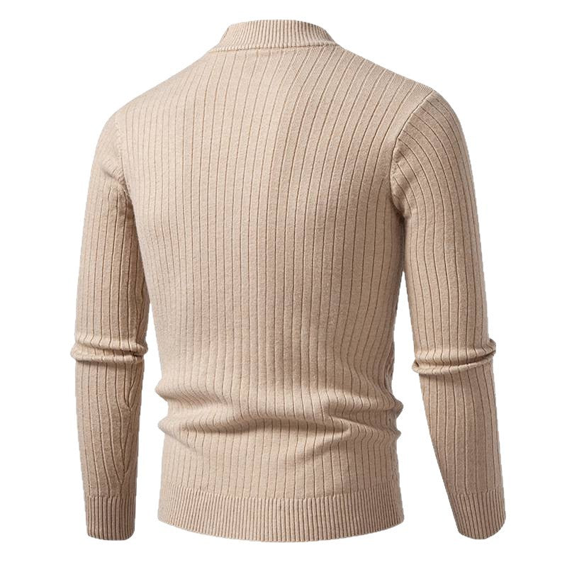 Herren Rollkragenpullover mit strukturiertem Zopfdesign Echoarchiv