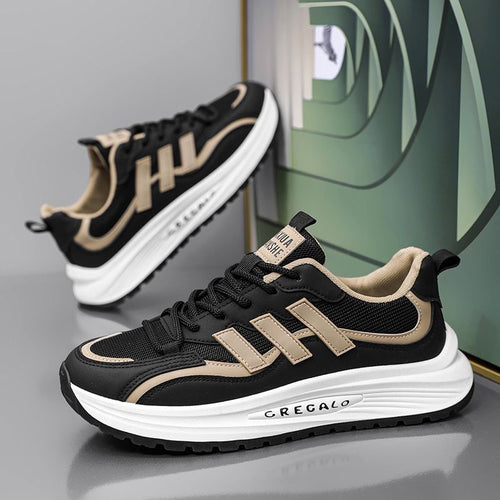 Herren Sportlicher Retro-Chunky Sneaker mit dicker EVA-Laufsohle und atmungsaktivem Mesh-Upper Echoarhiv – Norré