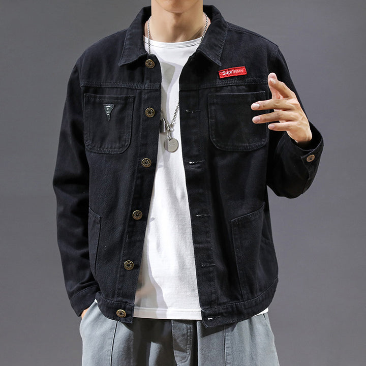 Herren Lässige Denimjacke Echoarchiv 1788342127