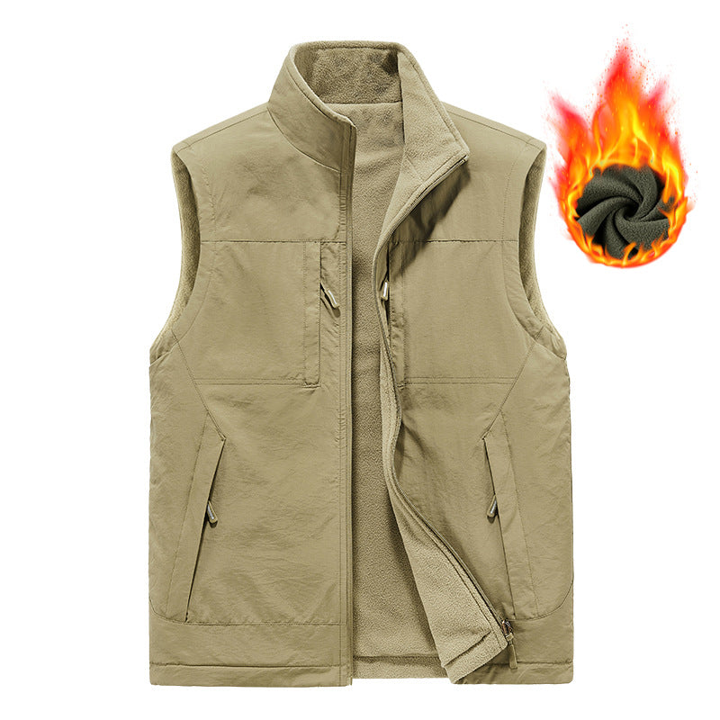 Herren Wende-Weste mit Fleece-Futter Echo Archiv