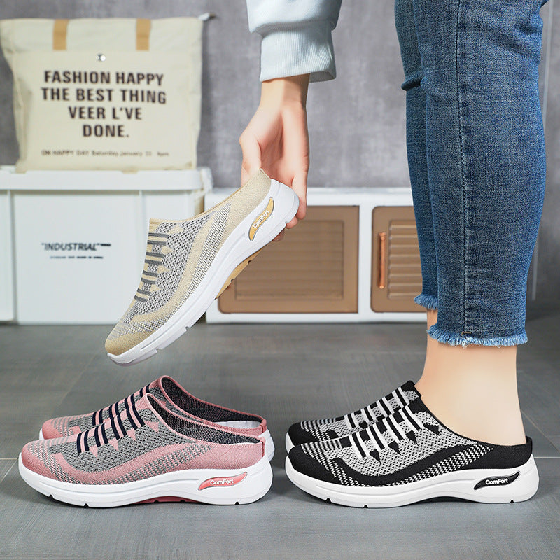 Damen Komfortable Slip-On Sneakers mit elastischem Obermaterial Echo Archiv