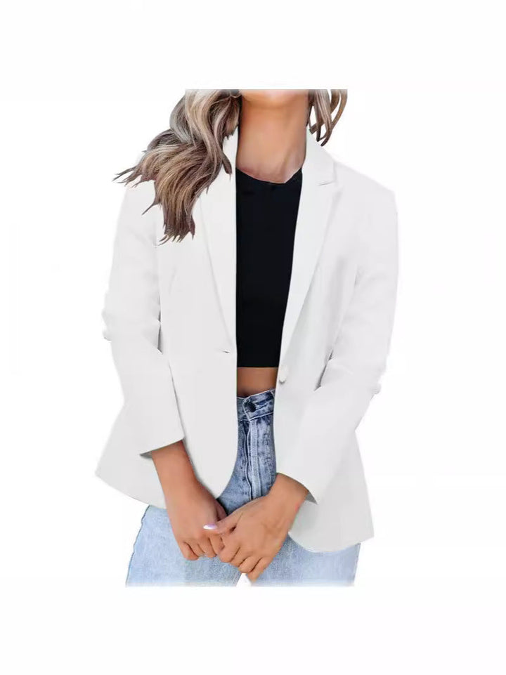 Damen Eleganter Blazer mit Echoarchivrnem Schnitt und praktischen Taschen Echoarchiv