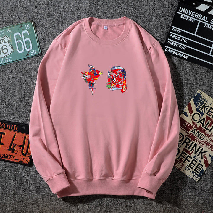 Unisex Oversize Sweatshirt mit Rundhalsausschnitt und dezenter Grafikapplikation Echo Archiv