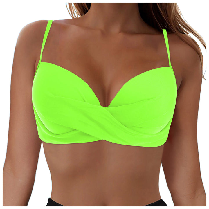 Damen Elegantes Bikinioberteil mit Wickeldesign Echo Archiv