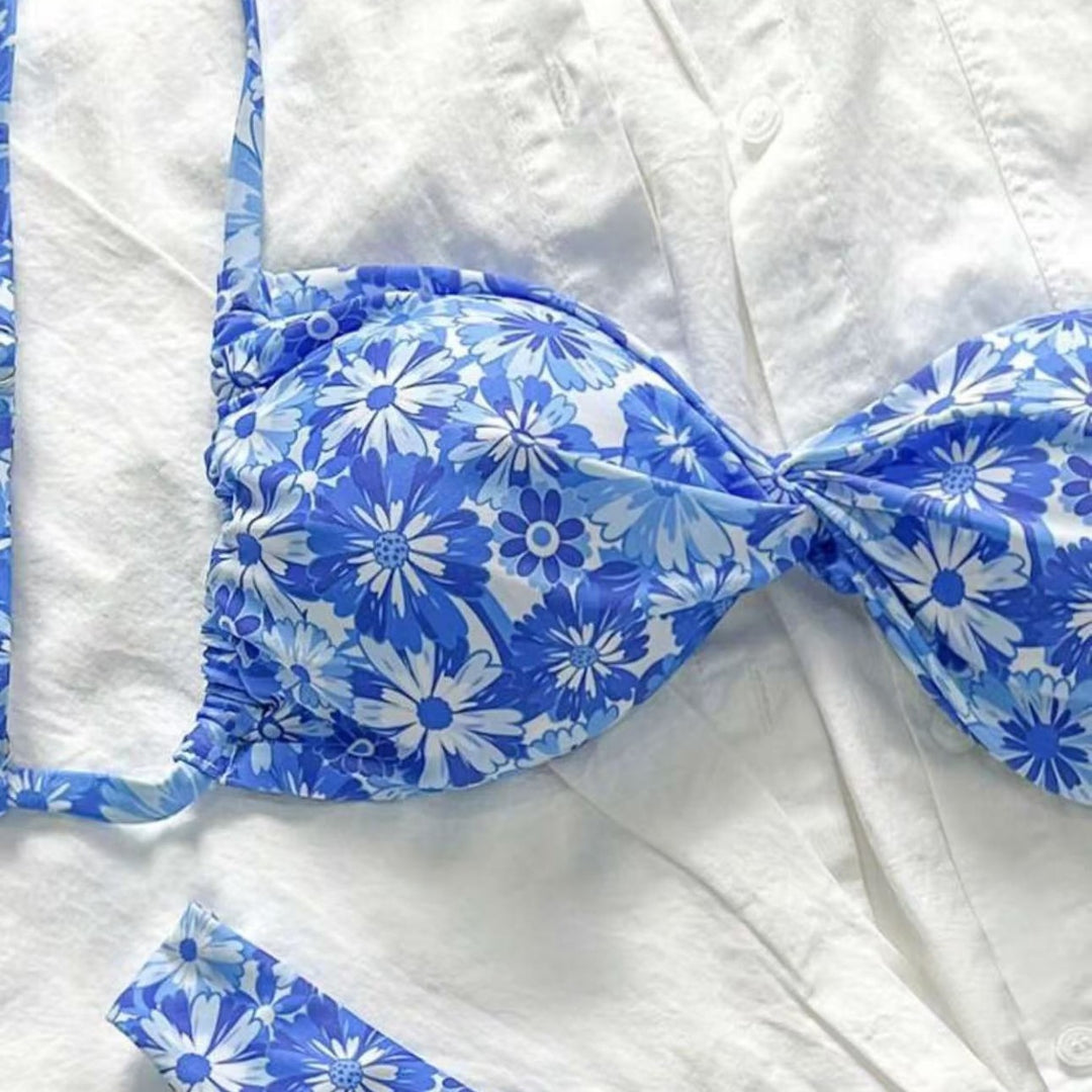 Damen Triangel-Bikini mit floralem Design Echo Archiv