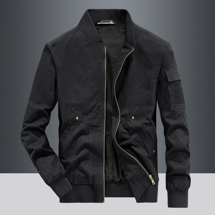 Herren modische Pilotjacke mit praktischen Taschen Echoarchiv