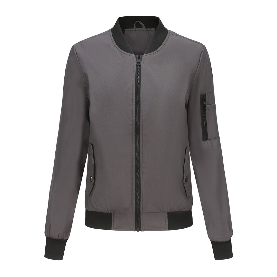 Damen nan leichte Bomberjacke mit Ärmeltasche, kontrastbündchen und sportiver Passform Echo Archiv