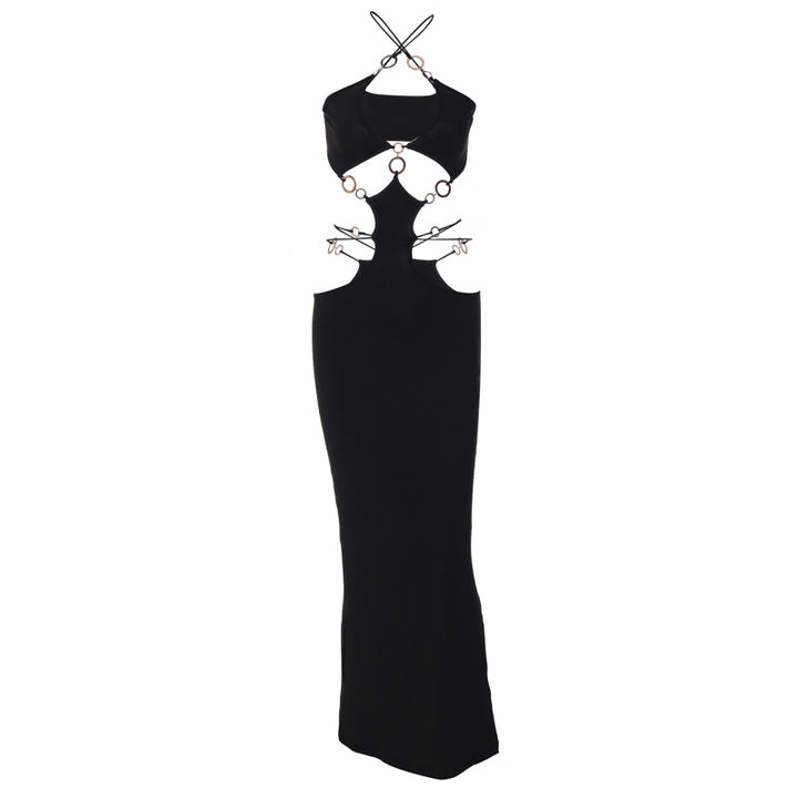 Damen Elegantes Maxikleid mit ausgefallenem Cut-Out-Design Echo Archiv