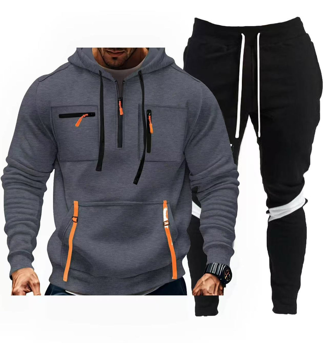 Herren sportliches Hoodie- und Jogginghosen-Set Echoarchiv