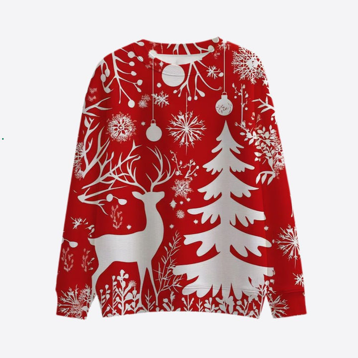 Damen Festlicher Weihnachts-Sweatshirt Echoarchiv