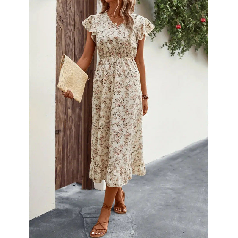 Damen Midikleid mit floralem Design Echo Archiv