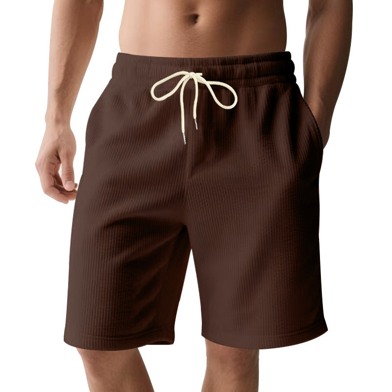 Herren nan knielange Bermudashorts mit elastischem Bund Kordelzug und Seitentaschen Echo Archiv
