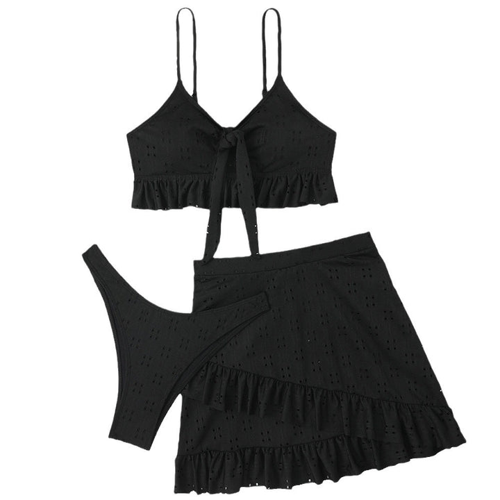 Damen Bikiniset mit Rüschensaum und zauberhaftem Cut-Out Echo Archiv