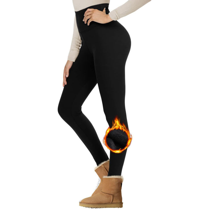 Damen Fleecegefütterte Thermoleggings mit hohem Bund und figurformendem Stretch Echo Archiv