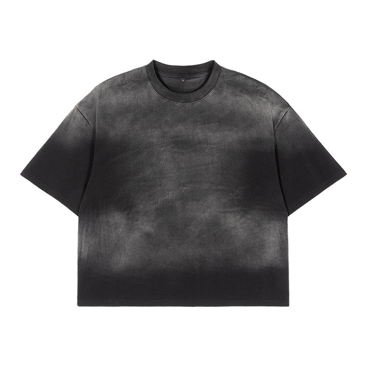 Unisex Oversized Boxy T-Shirt mit verwaschenem Dip-Dye-Effekt Echo Archiv
