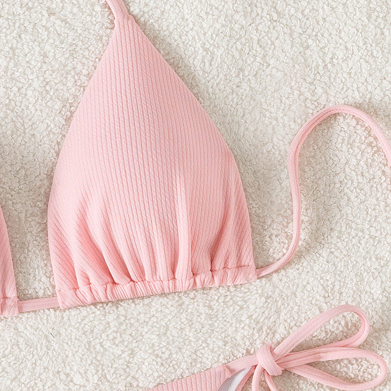 Damen Triangel-Bikini mit verstellbaren Riemen und raffinierten Details Echo Archiv