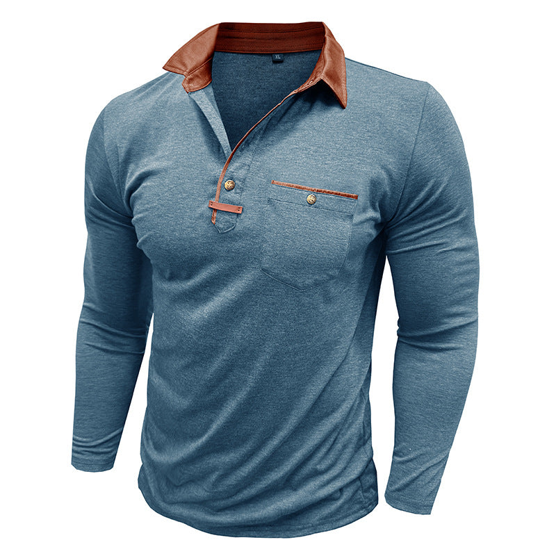 Herren Langarm-Polohemd Echoarchiv
