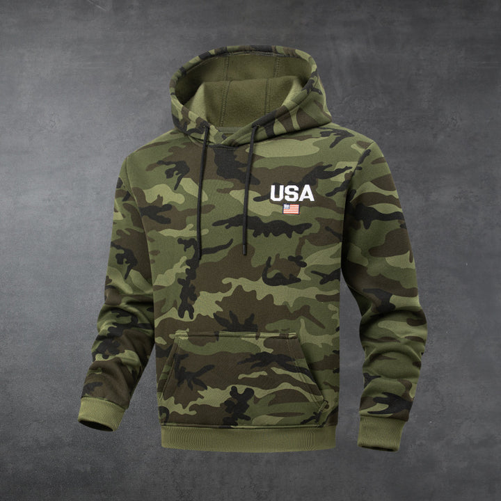 Herren Kapuzenpullover im Camouflage-Design Echo Archiv