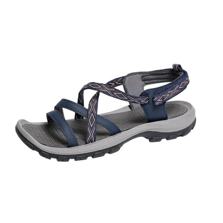 Damen Outdoor‑Trekkingsandale mit gepolstertem Fußbett und rutschfester Sohle – Sorelia