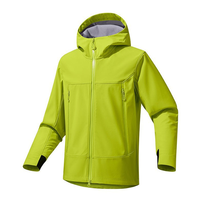 Damen Atmungsaktive Softshell‑Kapuzenjacke mit wasserabweisender Membran und Zwei‑Wege‑Reißverschluss Echo Archiv