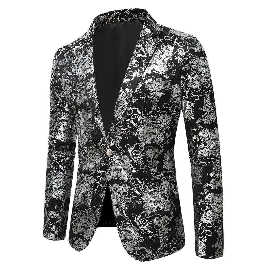 Herren eleganter Pailletten Blazer im Barockstil Echoarchiv