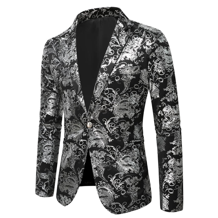 Herren eleganter Pailletten Blazer im Barockstil Echoarchiv
