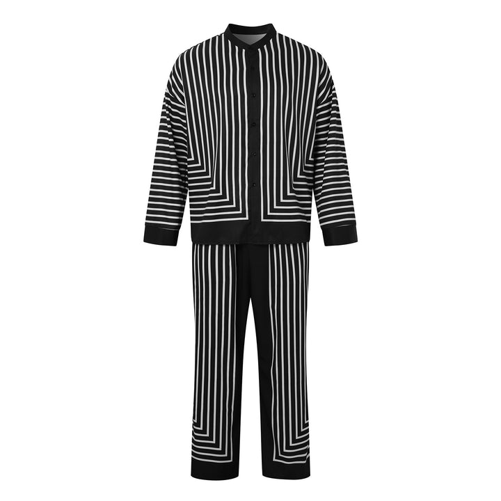 Damen Modernes Freizeit-Set mit geometrischem Muster Echoarchiv