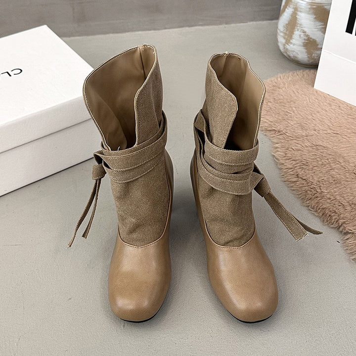 Damen Elegante und Bequeme Stiefeletten mit Riemen Echo Archiv