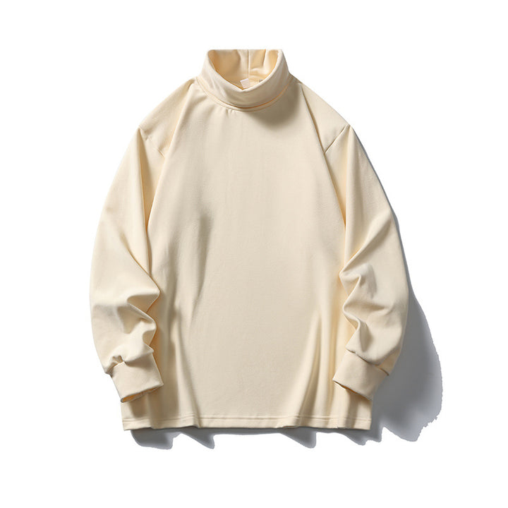Unisex Oversize-Halbrollkragenpullover aus feinem Jersey mit Raglanärmeln und gerippten Bündchen Echo Archiv