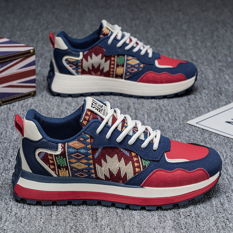 Herren Sportliche Sneaker mit dekorativem Muster Echoarchiv