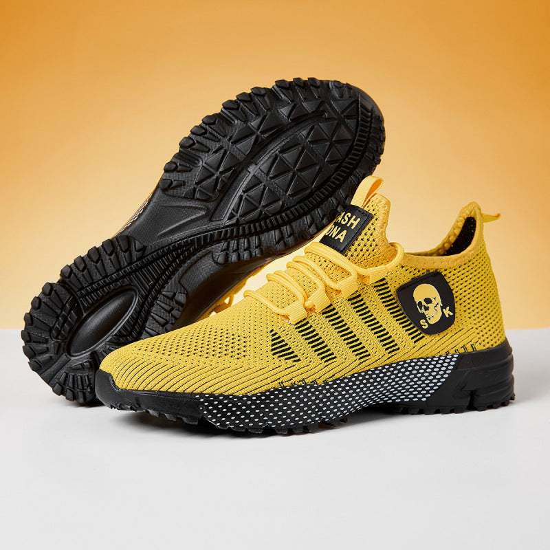 Herren Strick-Sockensneaker mit robuster Trail-Profilsohle und gepolstertem Komfortfußbett Echoarchiv