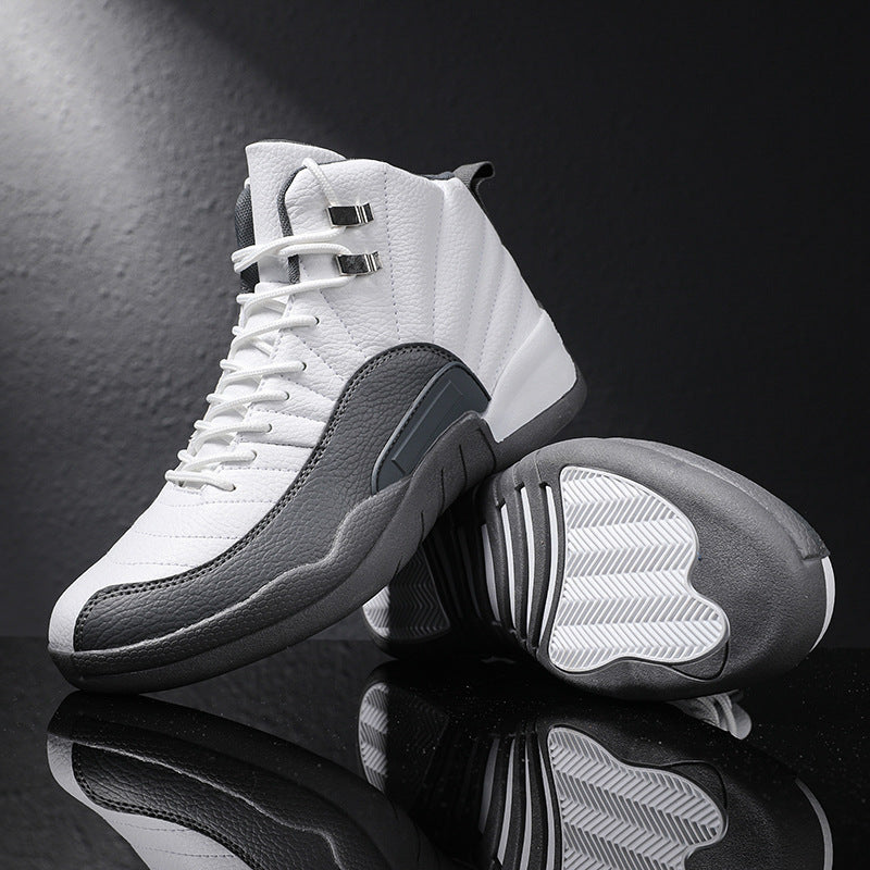 Herren Retro-inspirierte Performance-Basketballstiefel mit verstärkter Seitenwand – Tavélo