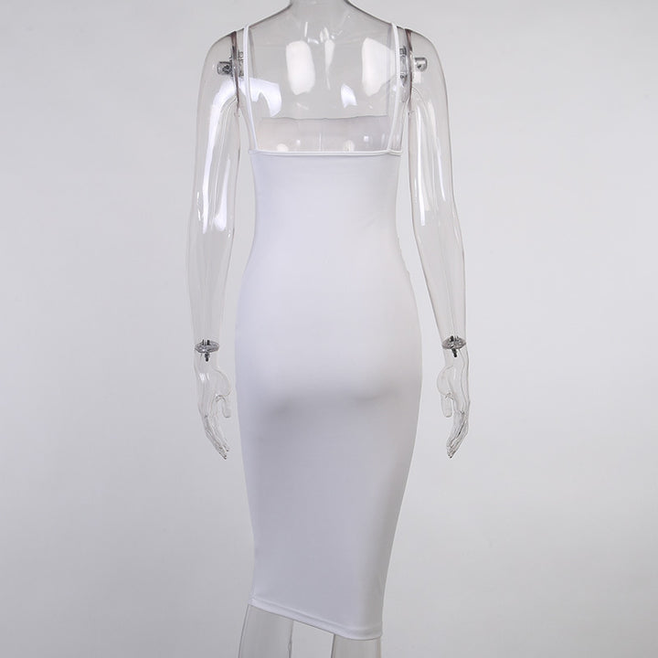 Damen Körperbetontes Midi-Kleid Echo Archiv