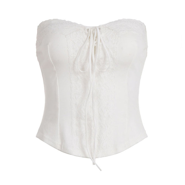 Damen Spitzen-Corsage mit verstellbarem Schnür-Design Echo Archiv