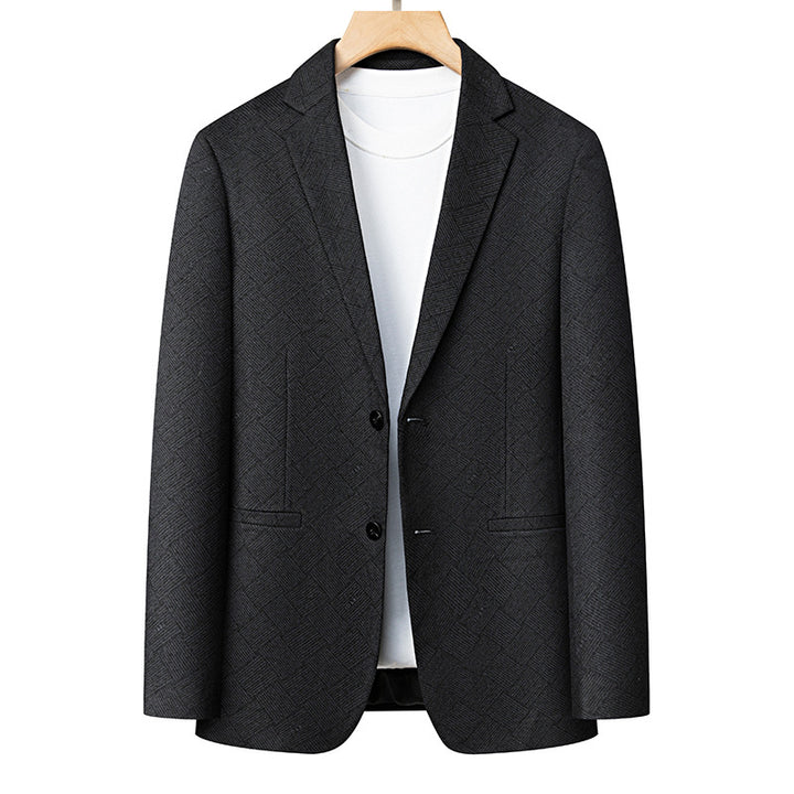 Herren modischer Blazer mit elegantem Strukturmuster Echoarchiv