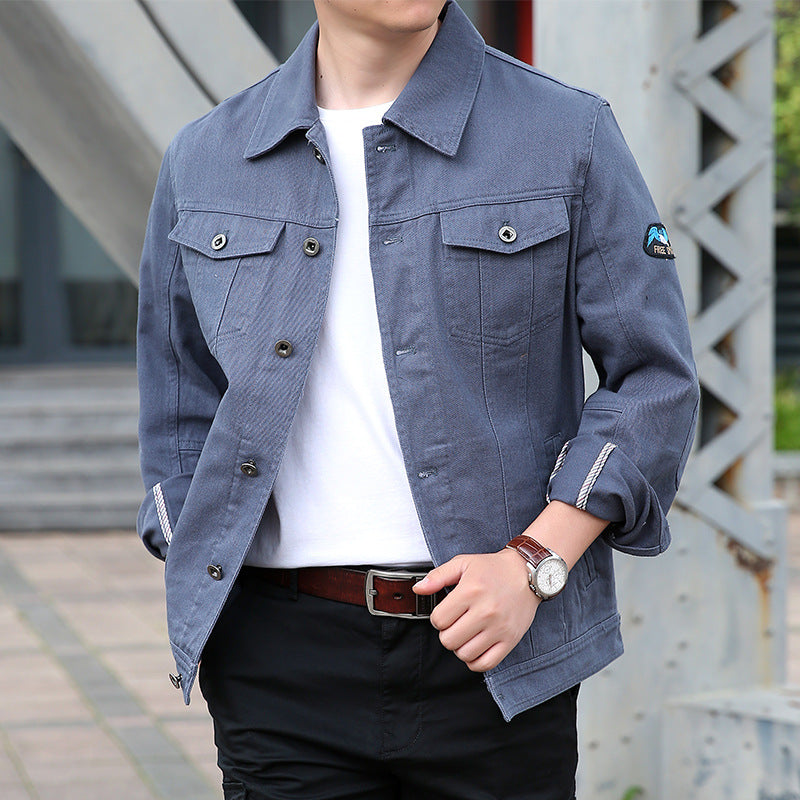 Herren Modische Jeanjacke Echo Archiv