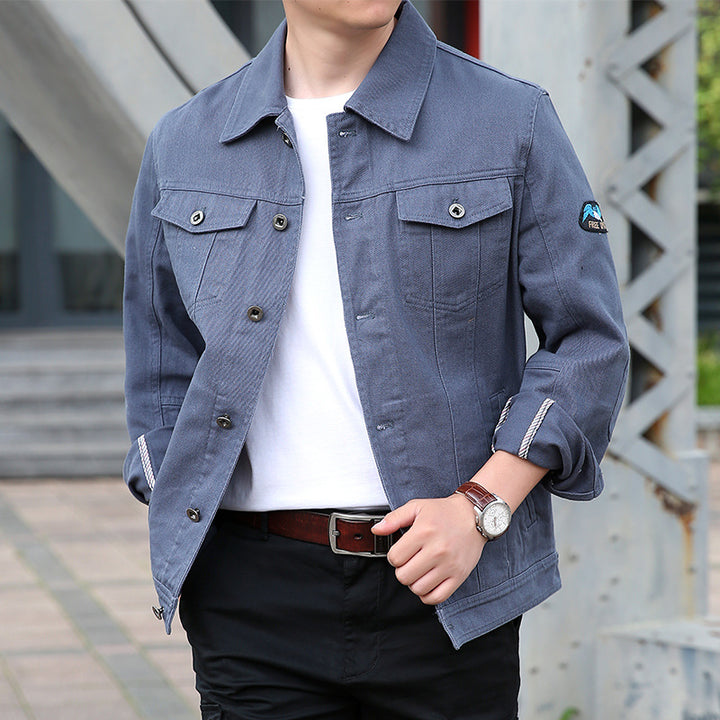 Herren Modische Jeanjacke Echo Archiv
